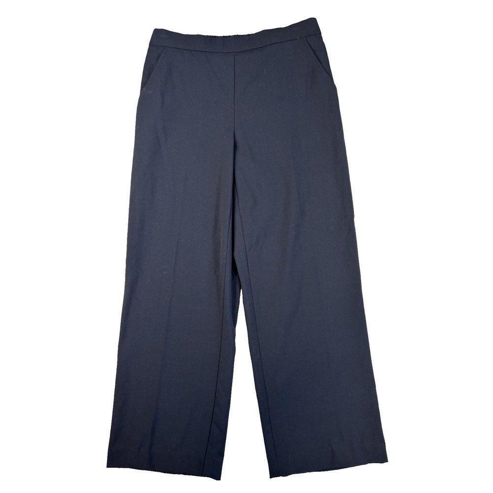 Croft & Barrow Women's 4S Navy Cropped Pants Career Office Business BOHO Resort‎